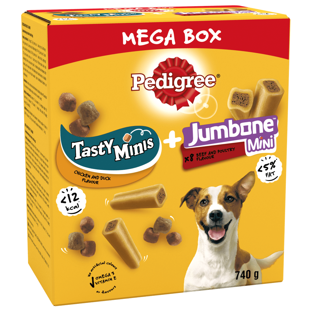 PEDIGREE® TASTY MINIS & JUMBONE™ Mini Small Dog Mega Box