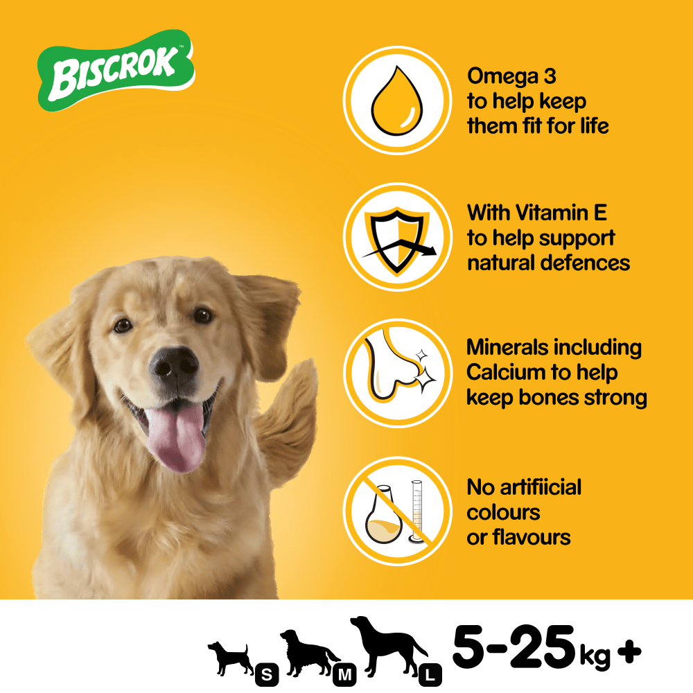 PEDIGREE® BISCROK™ Biscuits Multi Mix Dog Treats 500g