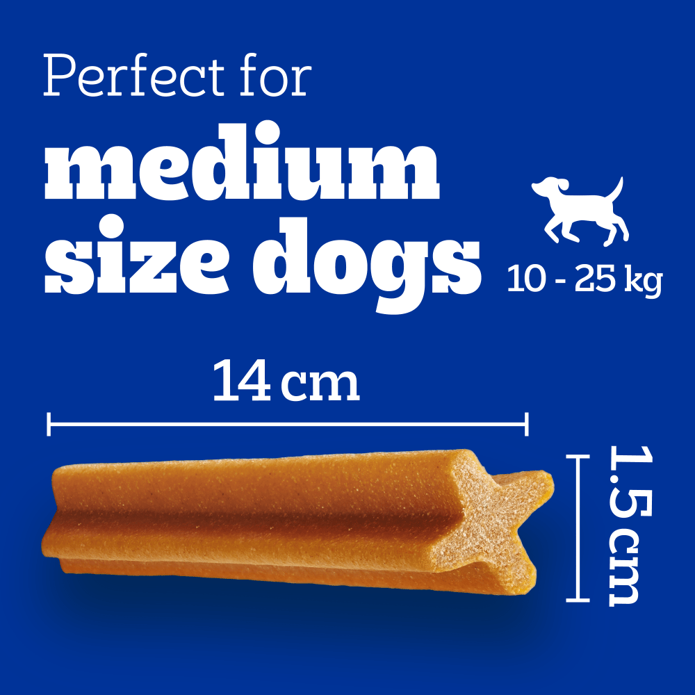 PEDIGREE® DENTASTIX™ Daily Dental Chews Medium Dog 3, 5, 28, 56 Sticks