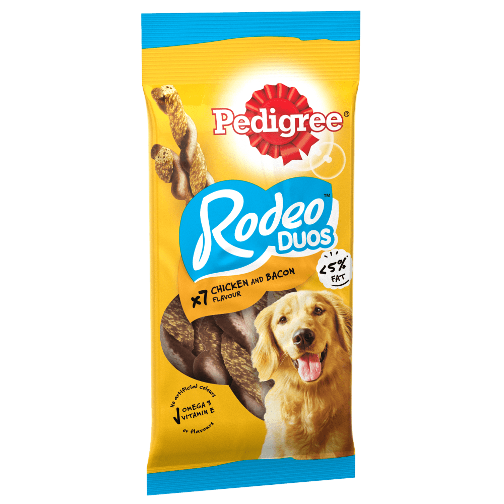 PEDIGREE® RODEO™ Duos Dog Treats with Chicken & Bacon 7 Sticks