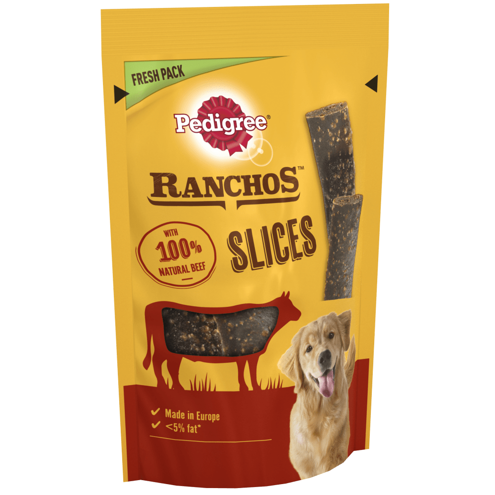 PEDIGREE® RANCHOS™ Slices with Beef 60g