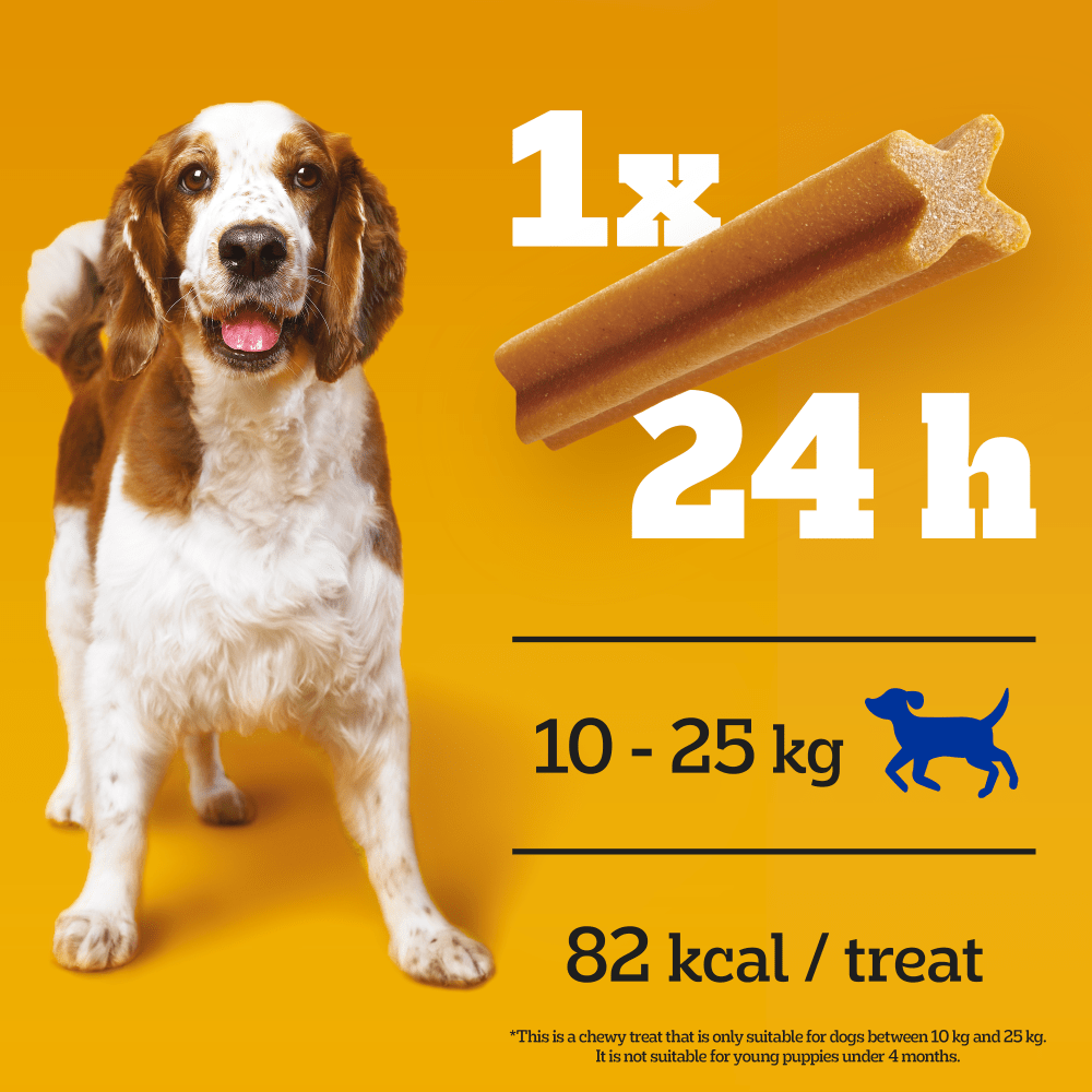 PEDIGREE® DENTASTIX™ Daily Dental Chews Medium Dog 3, 5, 28, 56 Sticks