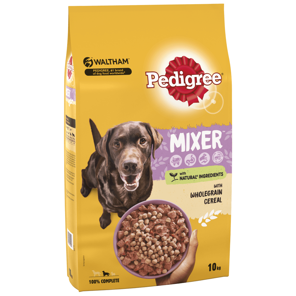 PEDIGREE® MIXER™ Adult Dry Dog Food with Wholegrain Cereal 10kg