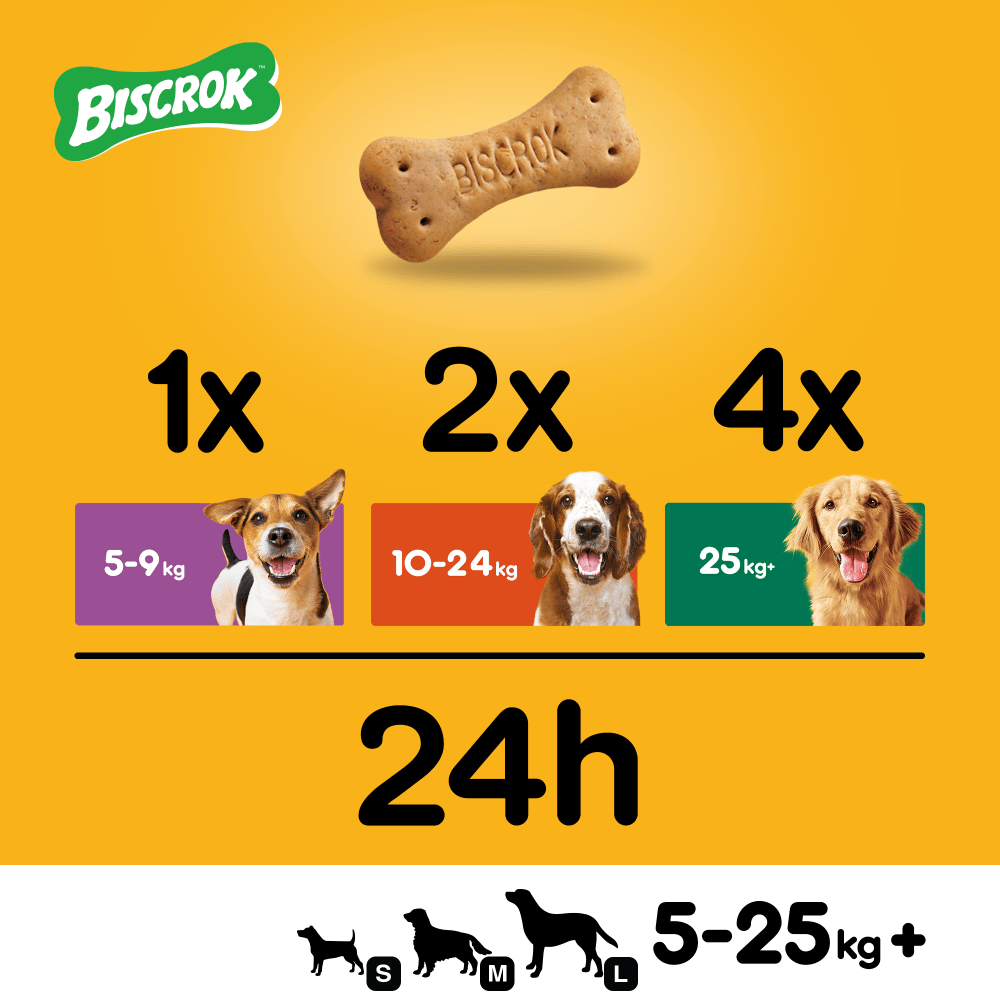 PEDIGREE® BISCROK™ Biscuits Multi Mix Dog Treats 500g