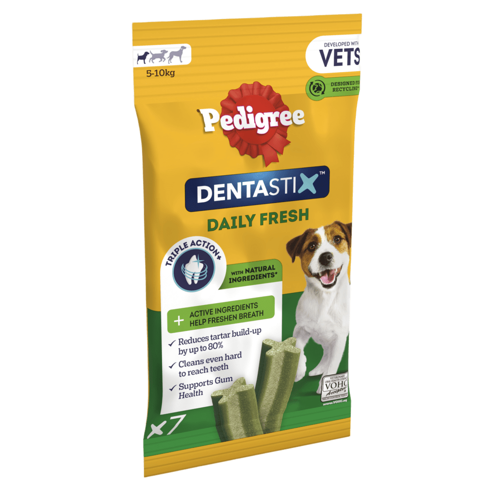 PEDIGREE® DENTASTIX™ Fresh Daily Dental Chews Small Dog Treat 550g,110g