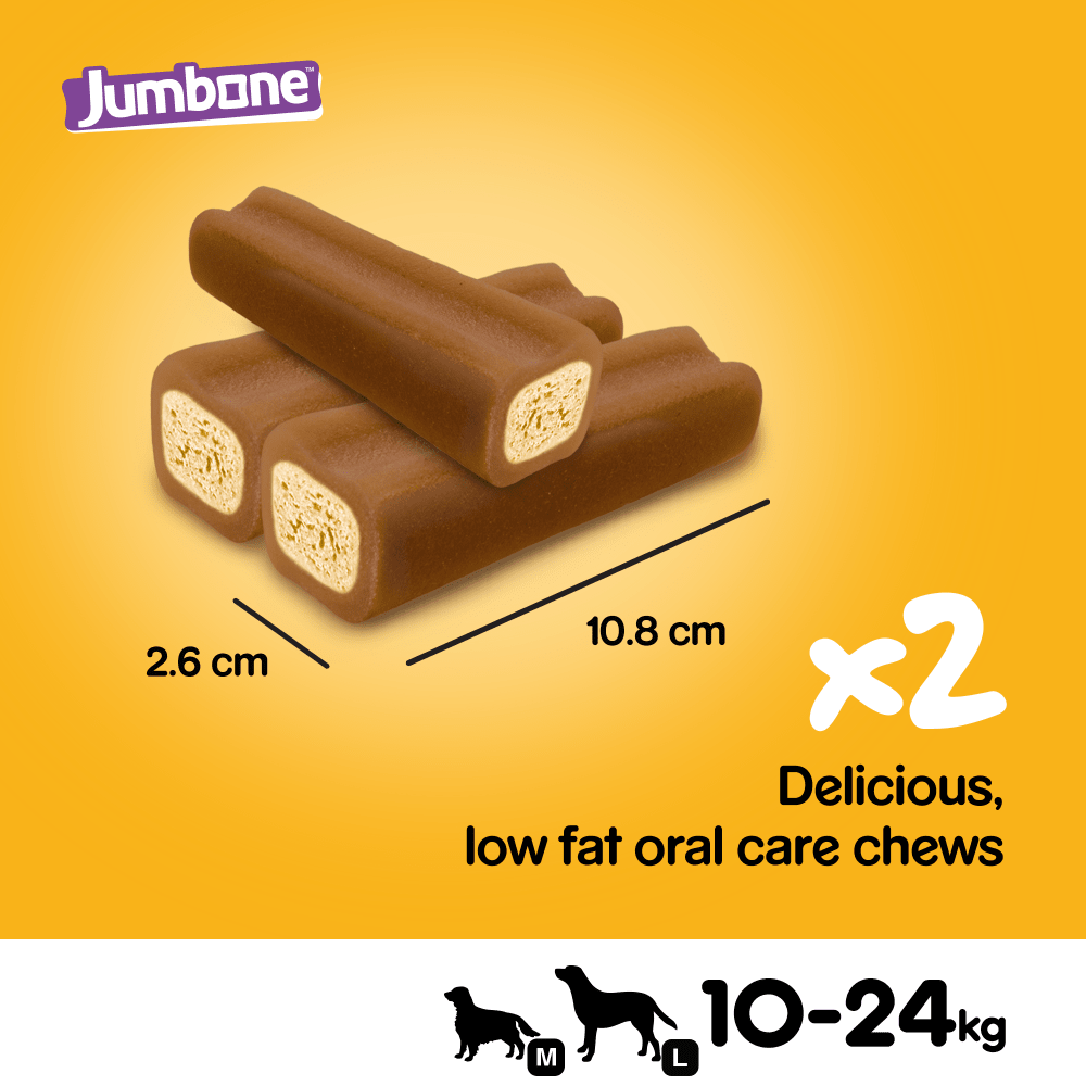 PEDIGREE® JUMBONE™ Adult Medium Dog Treat Chicken & Lamb 2 Chews 180g