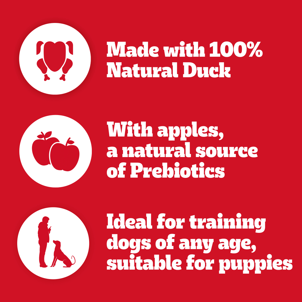 PEDIGREE® RANCHOS™ Dog Training Treat Cubes, With 100% Natural Duck, 70g