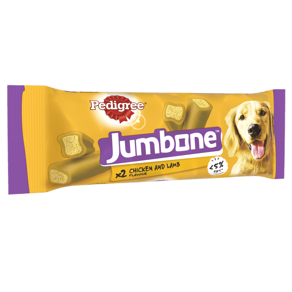 PEDIGREE® JUMBONE™ Adult Medium Dog Treat Chicken & Lamb 2 Chews 180g