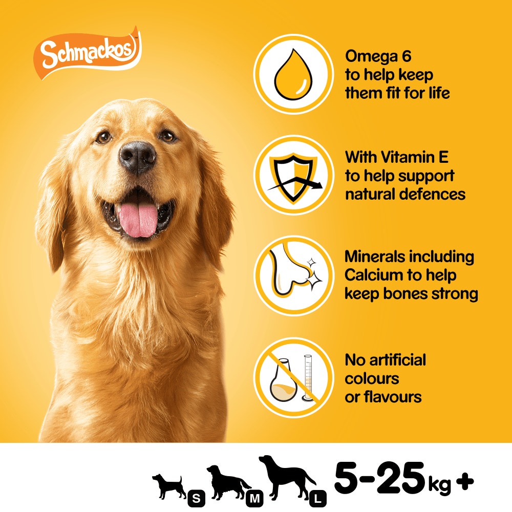 PEDIGREE SCHMACKOS Poultry Dog Treats 20 Strips