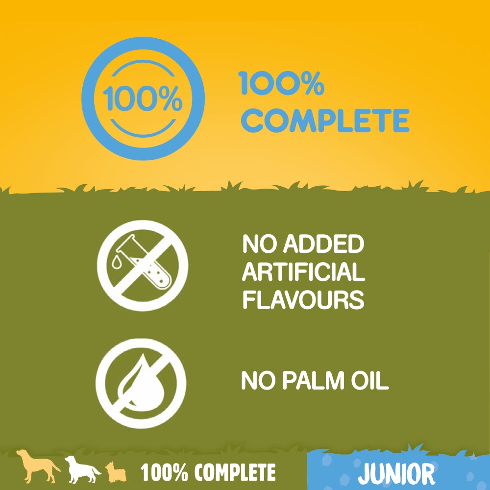 PEDIGREE® COMPLETE™ Junior/Puppy Dry Chicken and Rice 10kg