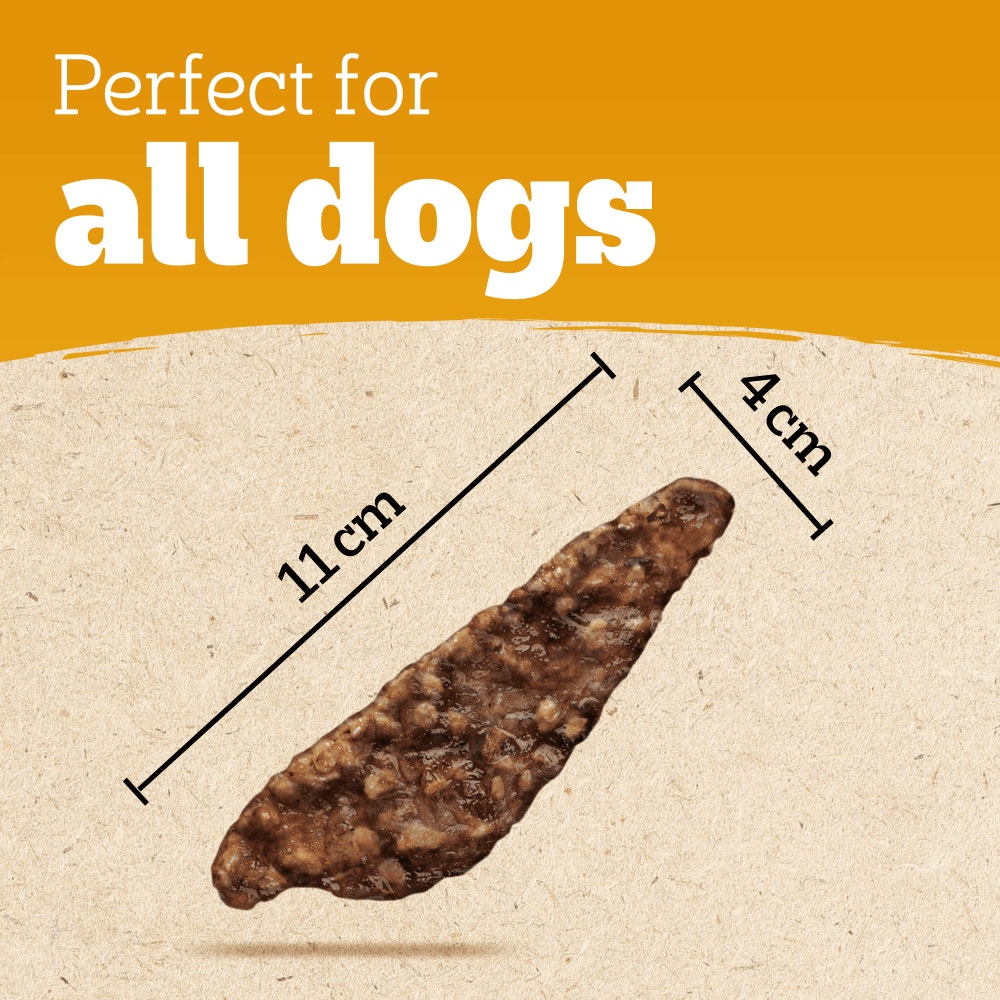 PEDIGREE® RANCHOS™ SUPERFOOD Beef Dog Treat Blueberries & Wholegrains 70g