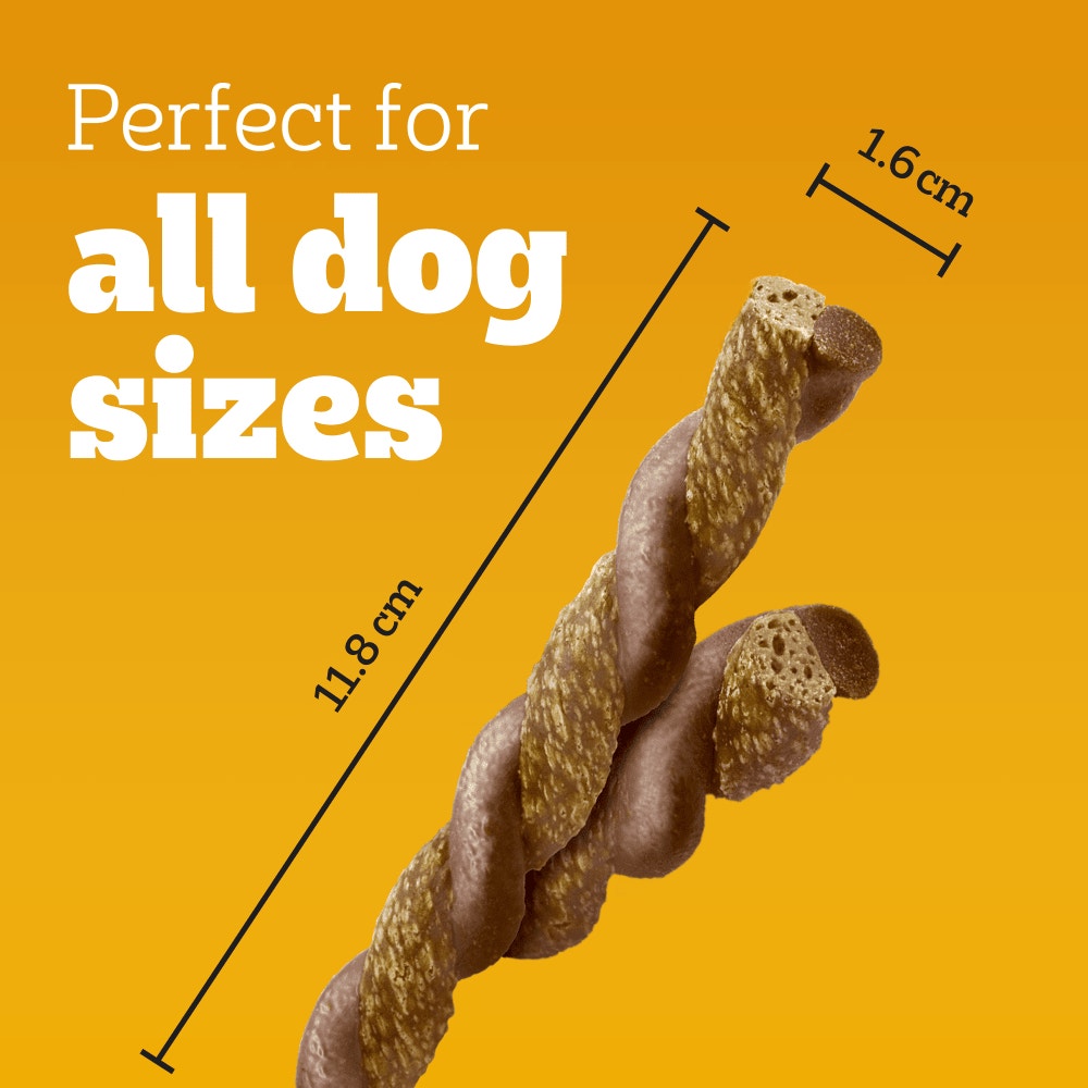 PEDIGREE RODEO Duos Bacon and Chicken Dog Treats 7 Sticks