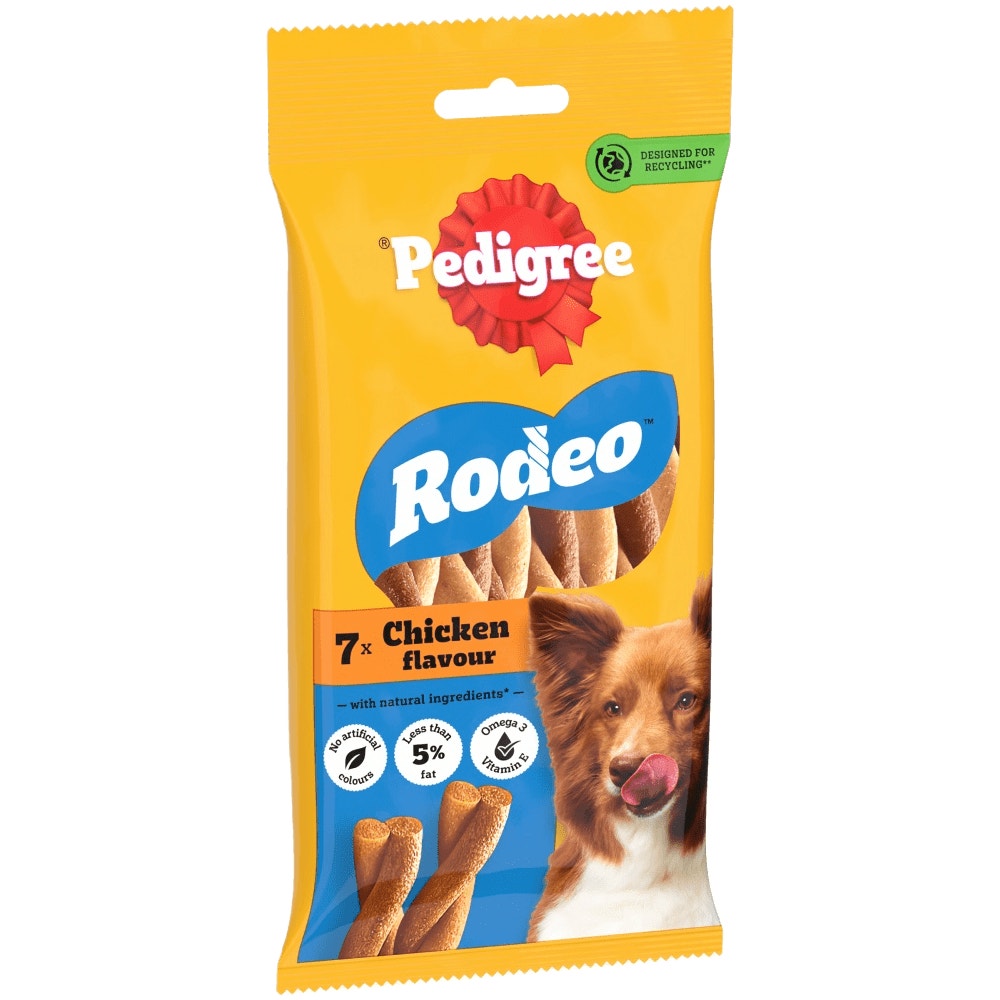 PEDIGREE RODEO Chicken Dog Treats 7 Sticks