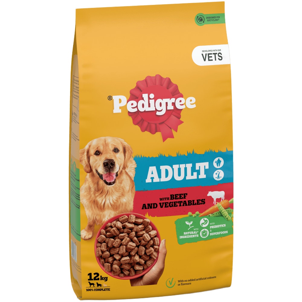 PEDIGREE® COMPLETE™ Adult Dry Dog Food Beef and Vegetables 12kg