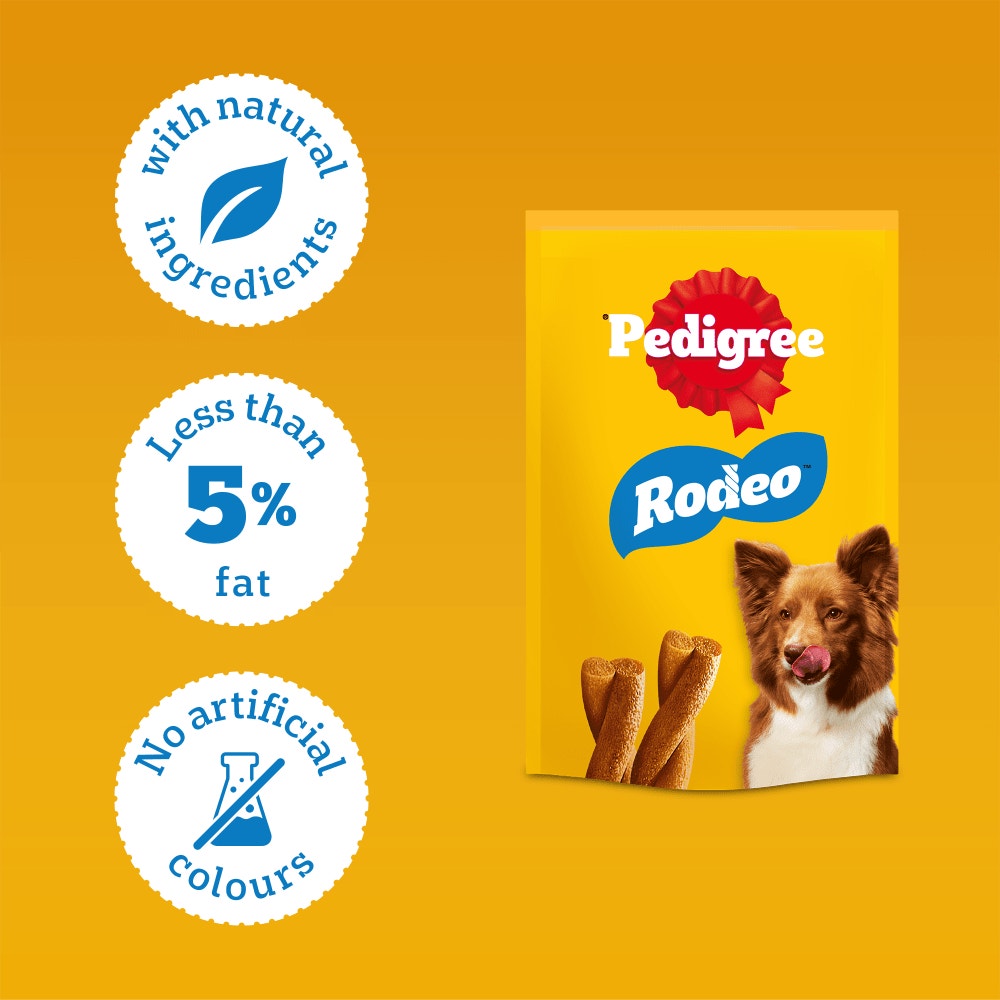 PEDIGREE RODEO Chicken Dog Treats 7 Sticks
