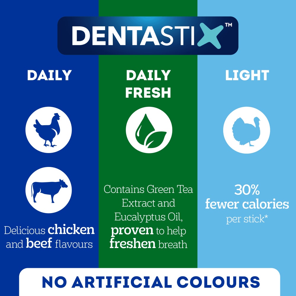 PEDIGREE® DENTASTIX™ Light Daily Dental Chews Large Dog Treats 4 & 21 Sticks
