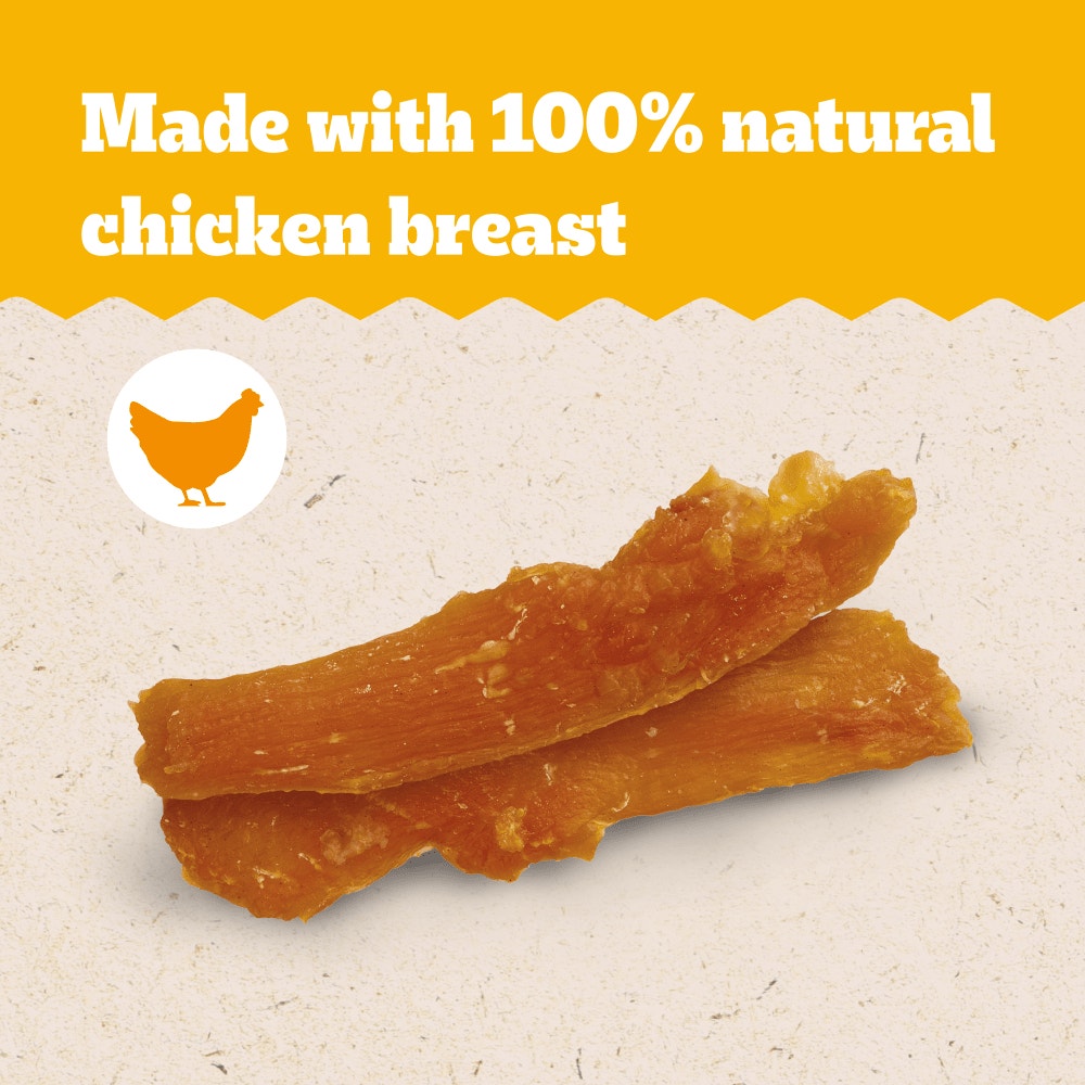 PEDIGREE RANCHOS Fillets Dog Treats with 100% Natural Chicken Breast 70g