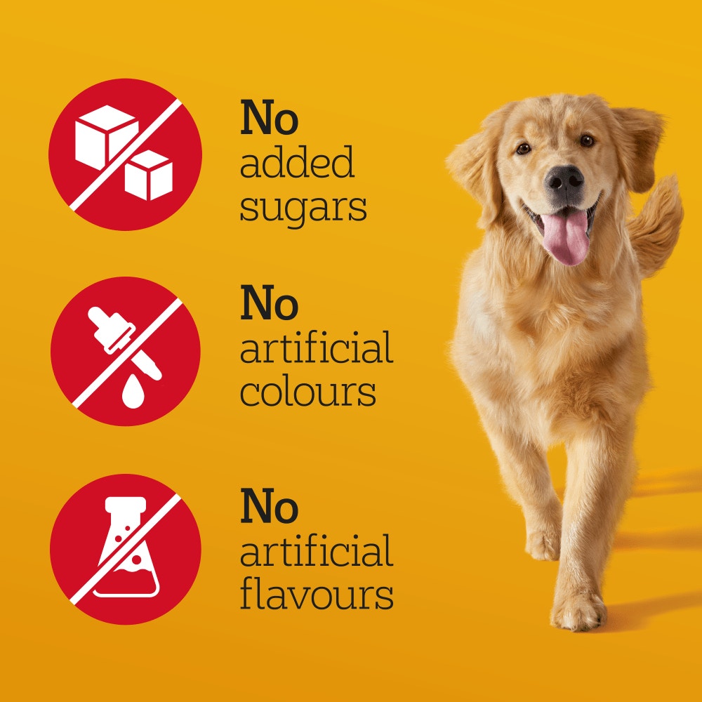 PEDIGREE® RANCHOS™ Originals Jerkies Dog Chew Treat Beef Flavour 70g