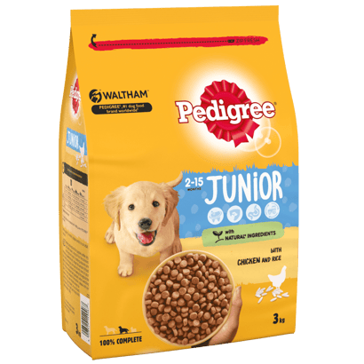 Dry Complete Puppy Medium Dog Food with Chicken & Rice