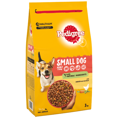 Dry Complete Adult Small Dog Food with Chicken & Vegetables