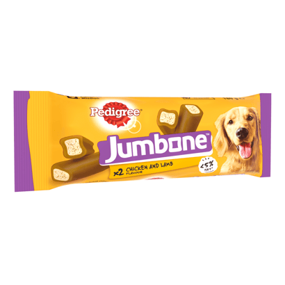 JUMBONE™ Medium Dog Treats with Chicken & Lamb