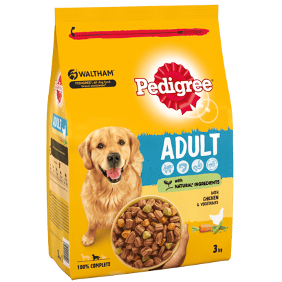 Dry Complete Adult Dog Food with Chicken & Vegetables