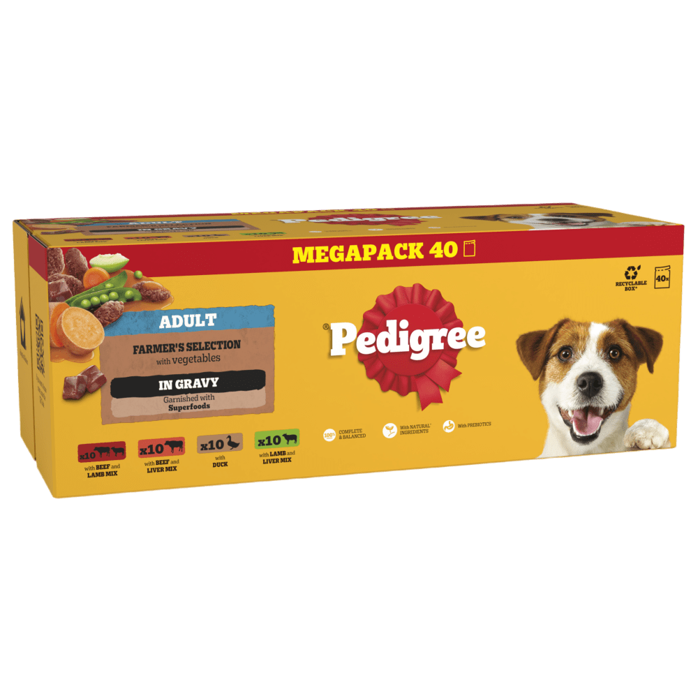 Adult Wet Dog Food Farmers Selection In Gravy Pouch