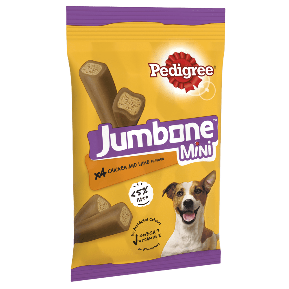 JUMBONE™ Mini Small Dog Treats with Chicken & Lamb