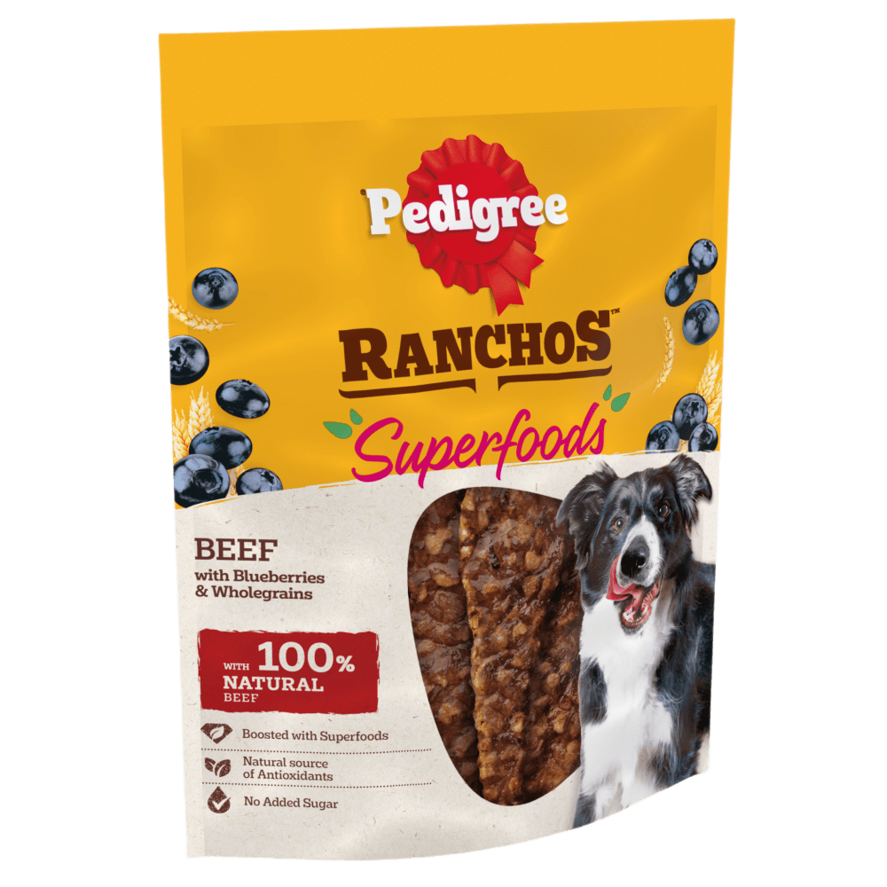 RANCHOS™ SUPERFOOD Beef Dog Treat Blueberries & Wholegrains