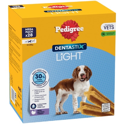DentaStix Light Daily Dental Chews Medium Dog