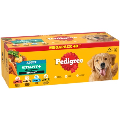 VITALITY+  Adult Wet Dog Food Selection in Gravy Pouch