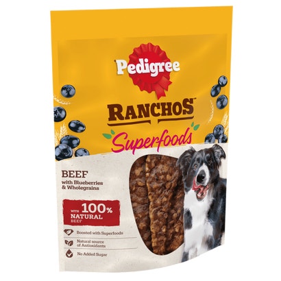 RANCHOS™ SUPERFOOD Beef Dog Treat Blueberries & Wholegrains