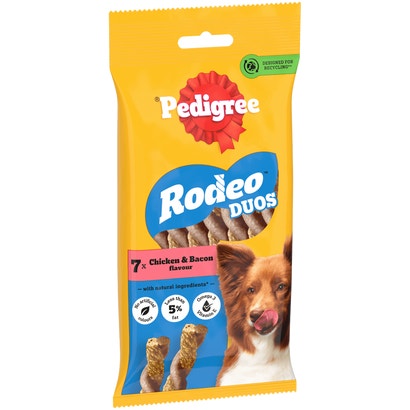 RODEO™ DUOS Adult Dog Treats Chicken & Bacon