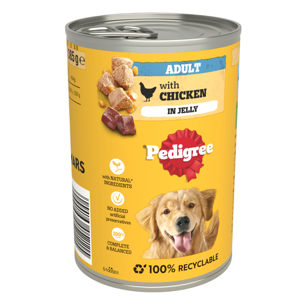 Pedigree Jelly (Tin) Chicken / Mixed 385 g